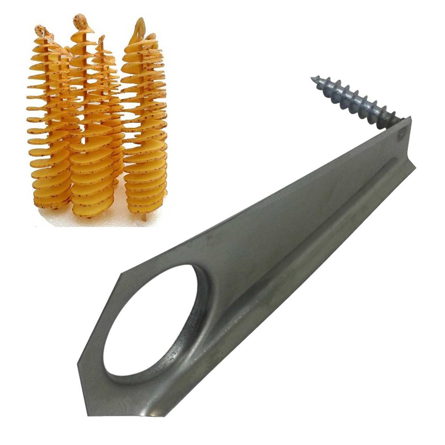 Nóż nożyk do spiralnych kręconych frytek dekoracja carving ozdoba #39