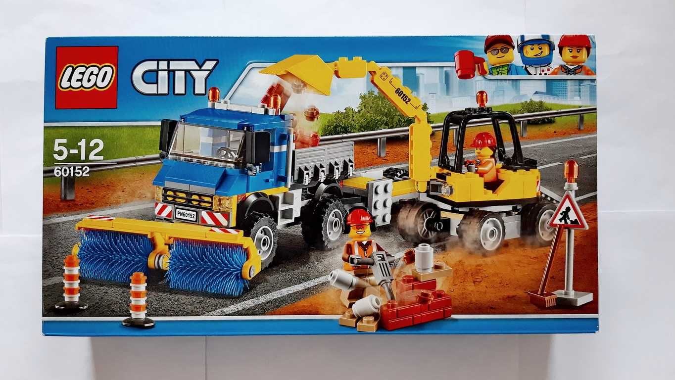 Lego City Construction 60152 Sweeper & Excavator selado