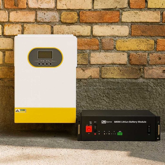 Резервне живлення Гібридний інвертор Easun 6,2 акумулятор Dyness WiFi.