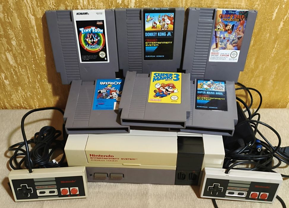 Ігрова приставка Nintendo NES (NESE-001) PAL/Повний комплект/6 ігор
