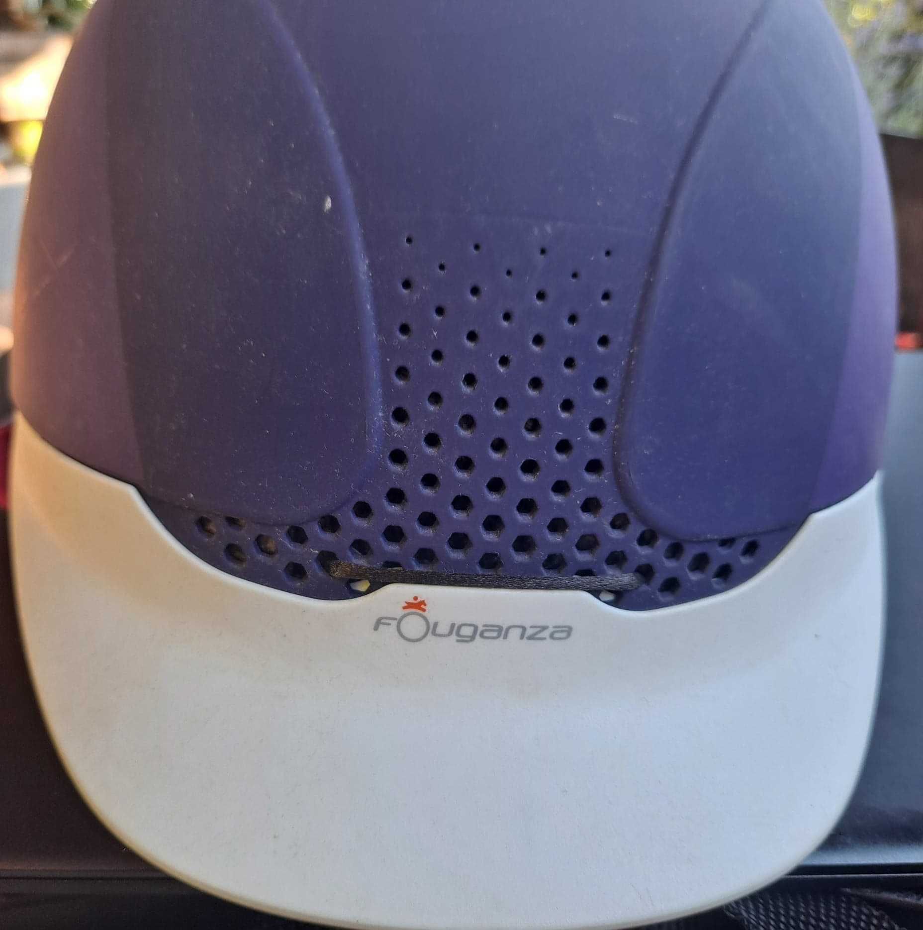 Kask jeździecki Fouganza rozmiar 55-57 cm jak nowy
