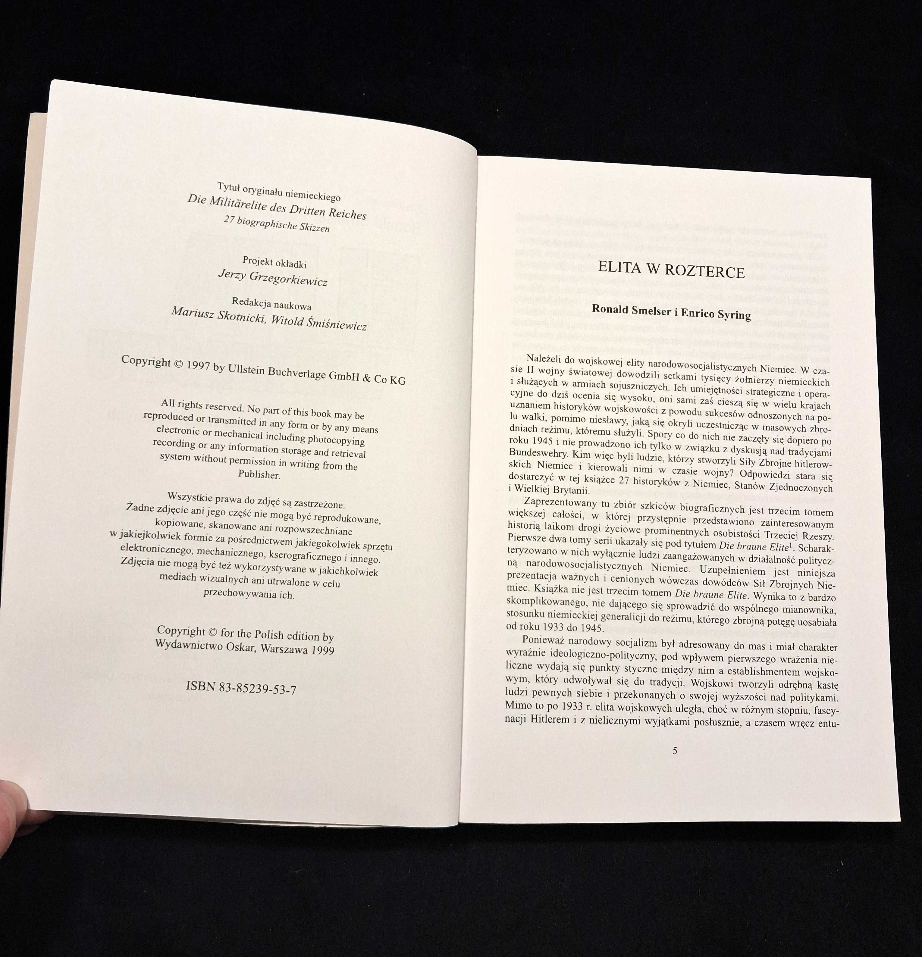 Elita Wehrmachtu Ronald Smelser Enrico Syring