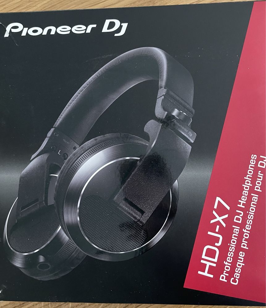 Pioneer Dj HDJ-X7-K Profesjonalne Słuchawki dla DJ-ów