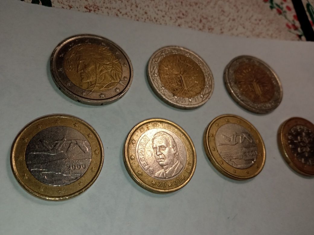 Монети євро діючі