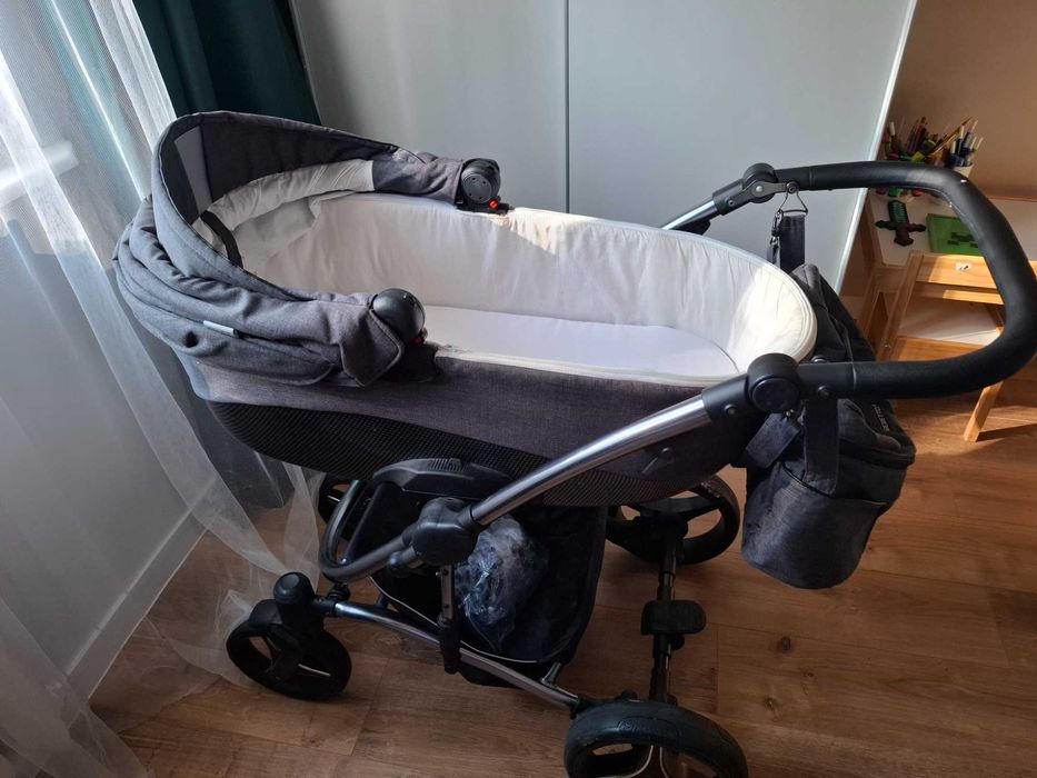 Wózek gondola+spacerówka 2w1 Bebetto Tito Premium Class