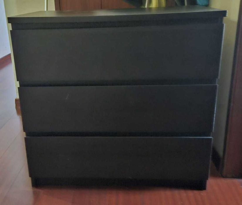 Cómoda IKEA 3 gavetas - Malm