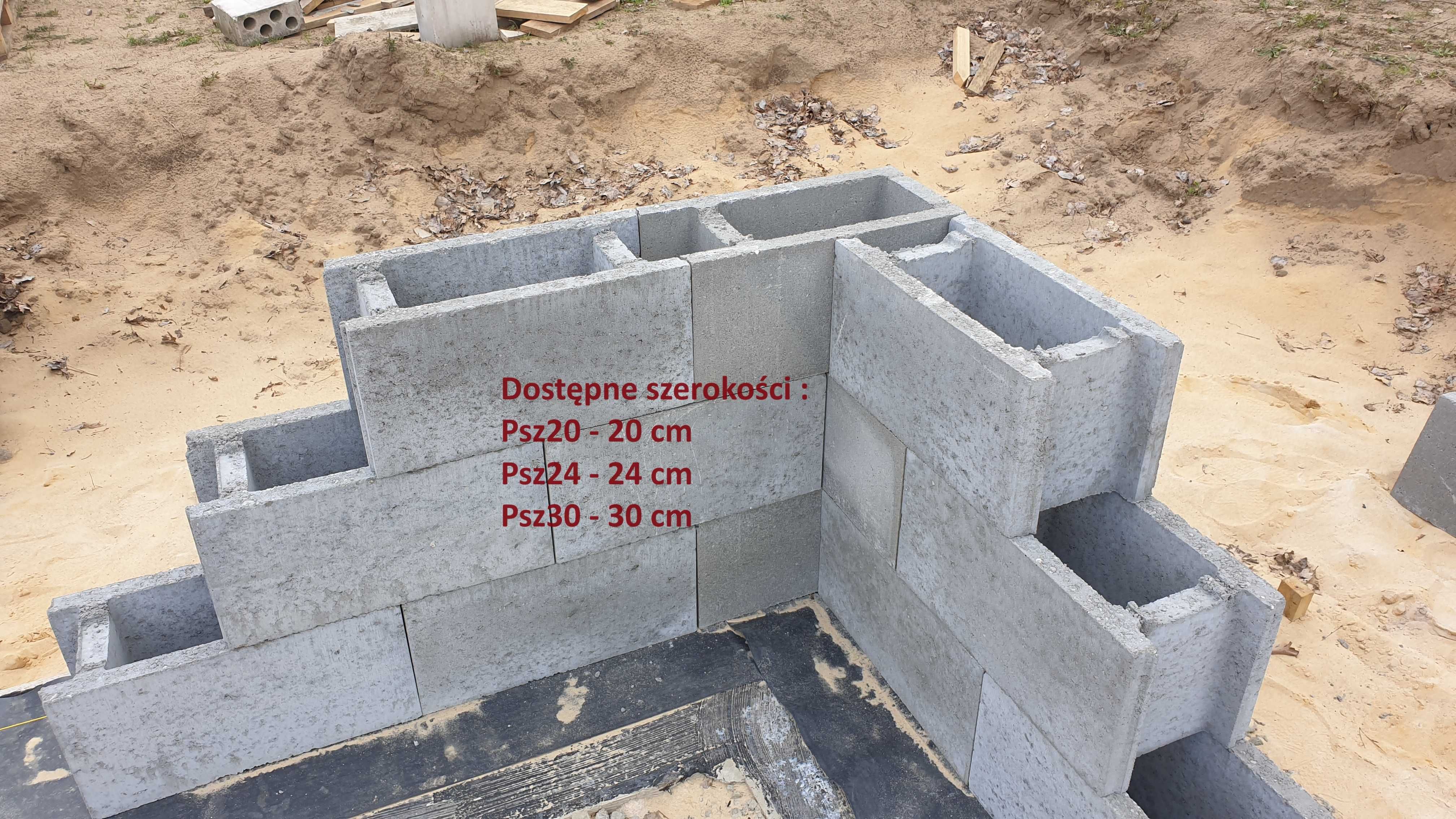 Pustak Szalunkowy 24 cm zalewowy betonowy Psz 30 Psz 20 cm PROMOCJA