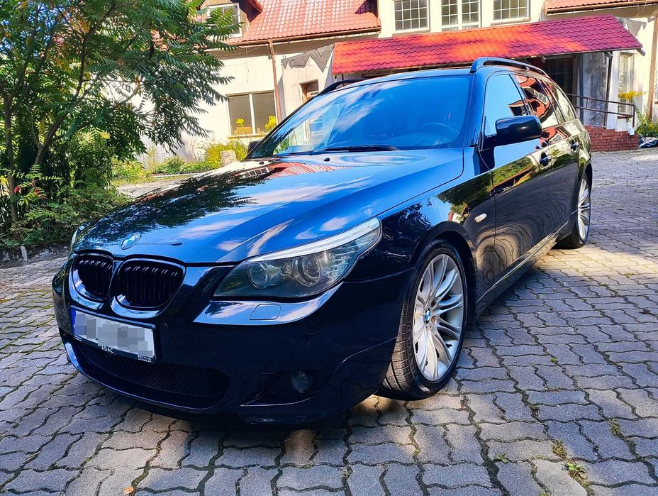 BMW E61 535D LCI 2008r. 286km M57 bogato wyposażona