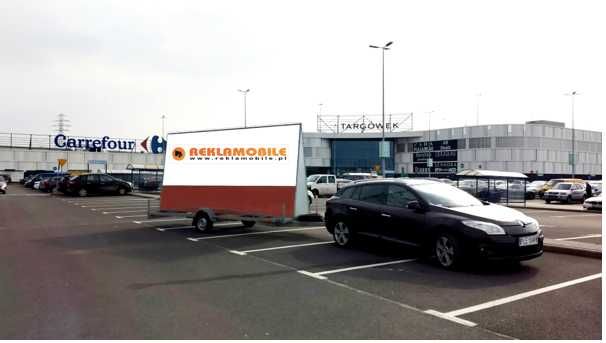 Reklama mobilna, przyczepa reklamowa, Szczecin, Stargard