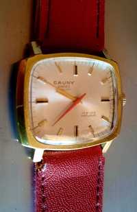 Relógio CAUNY Prima Fidelity plaque ouro