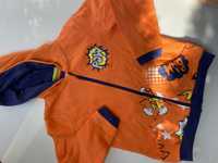 Nowa, pomarańczowa bluza chłopięca 110 cm