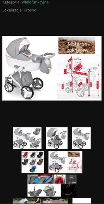Wózek Camarello Adventure 2w1