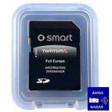 Cartão GPS SMART TomTom 2024/2025 Europa radio 453 Cool & Media