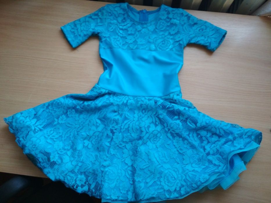 Сукня для бальних танців (платье для танцев). Довжина - 59 см