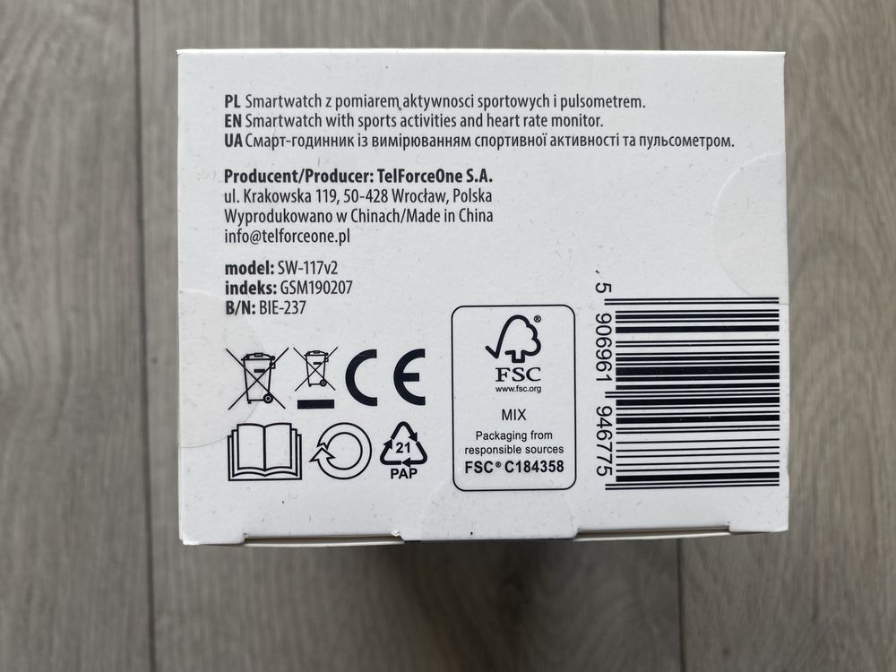 Nowy Smartwatch Forever SW-117 2 paski Okazja