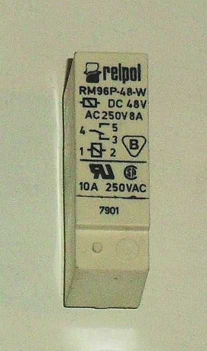 Przekaźnik RM96P-48-W, 48 VDC, styk: 8 A / 250 VAC RELPOL