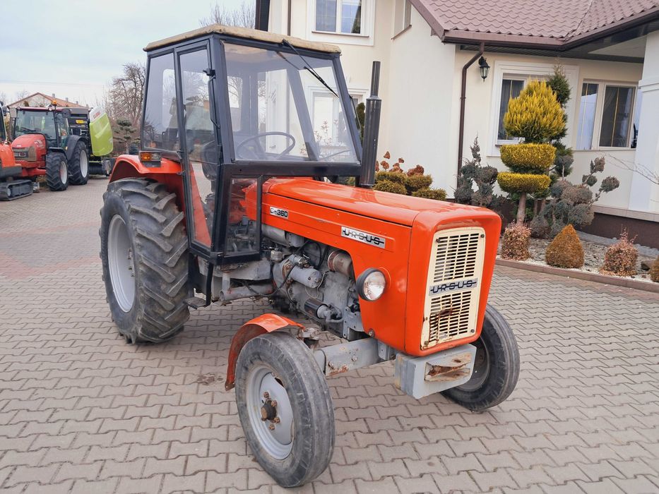 Ciągnik Ursus C-360 z kabina czeska zarejestrowany 1987 rok
