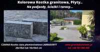 Kostka Brukowa Granitowa cięta Labradoryt na podjazdy, drogi ..