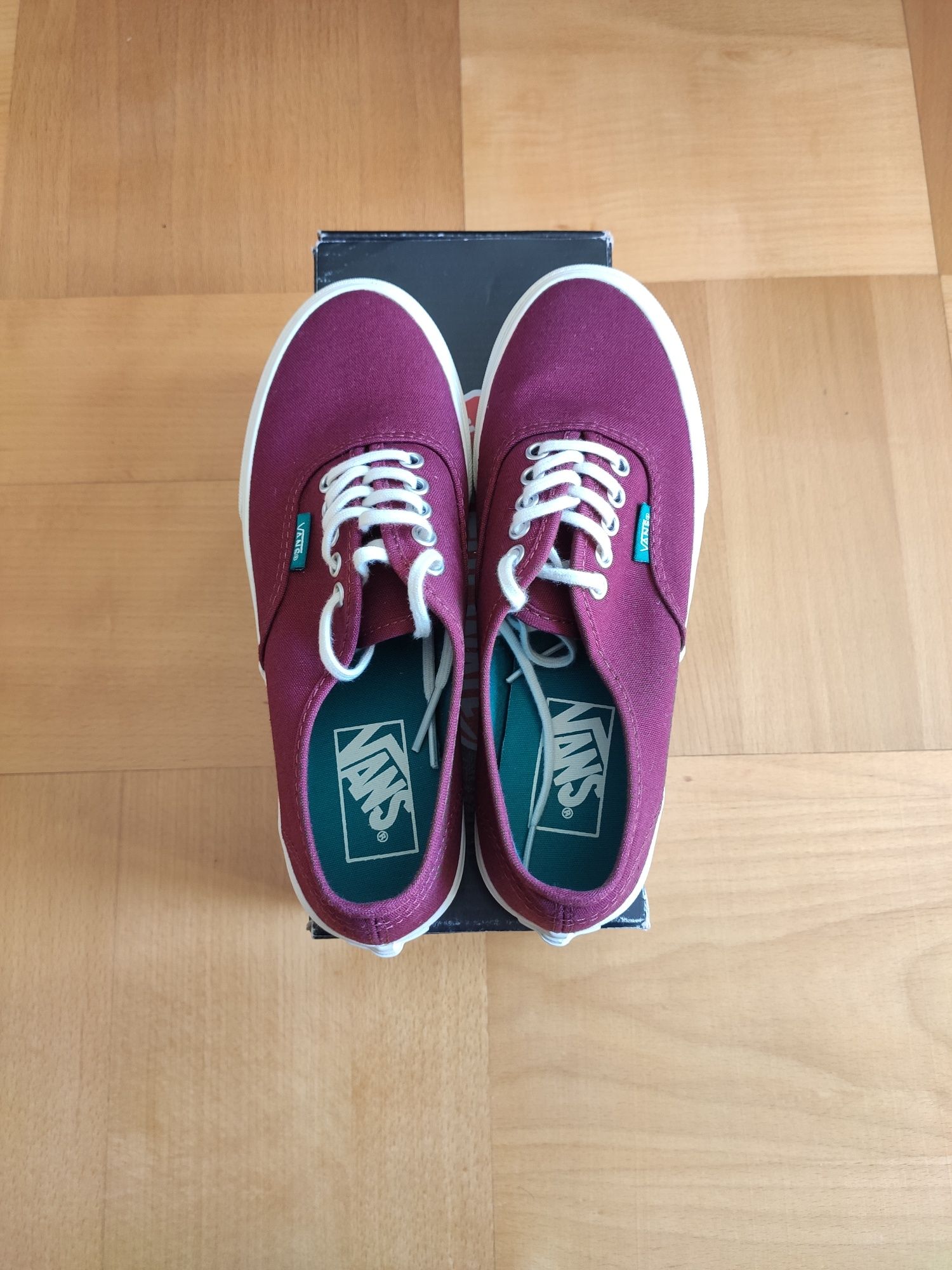 Buty VANS Authentic Slim, kolor bordowy, rozmiar 36
