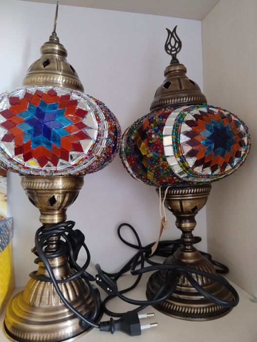 Nowe dwie lampy stołowe w stylu tureckim New