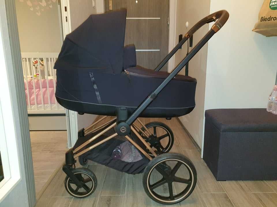Zestaw Cybex Priam 2.0 2w1 i foteliki z bazą