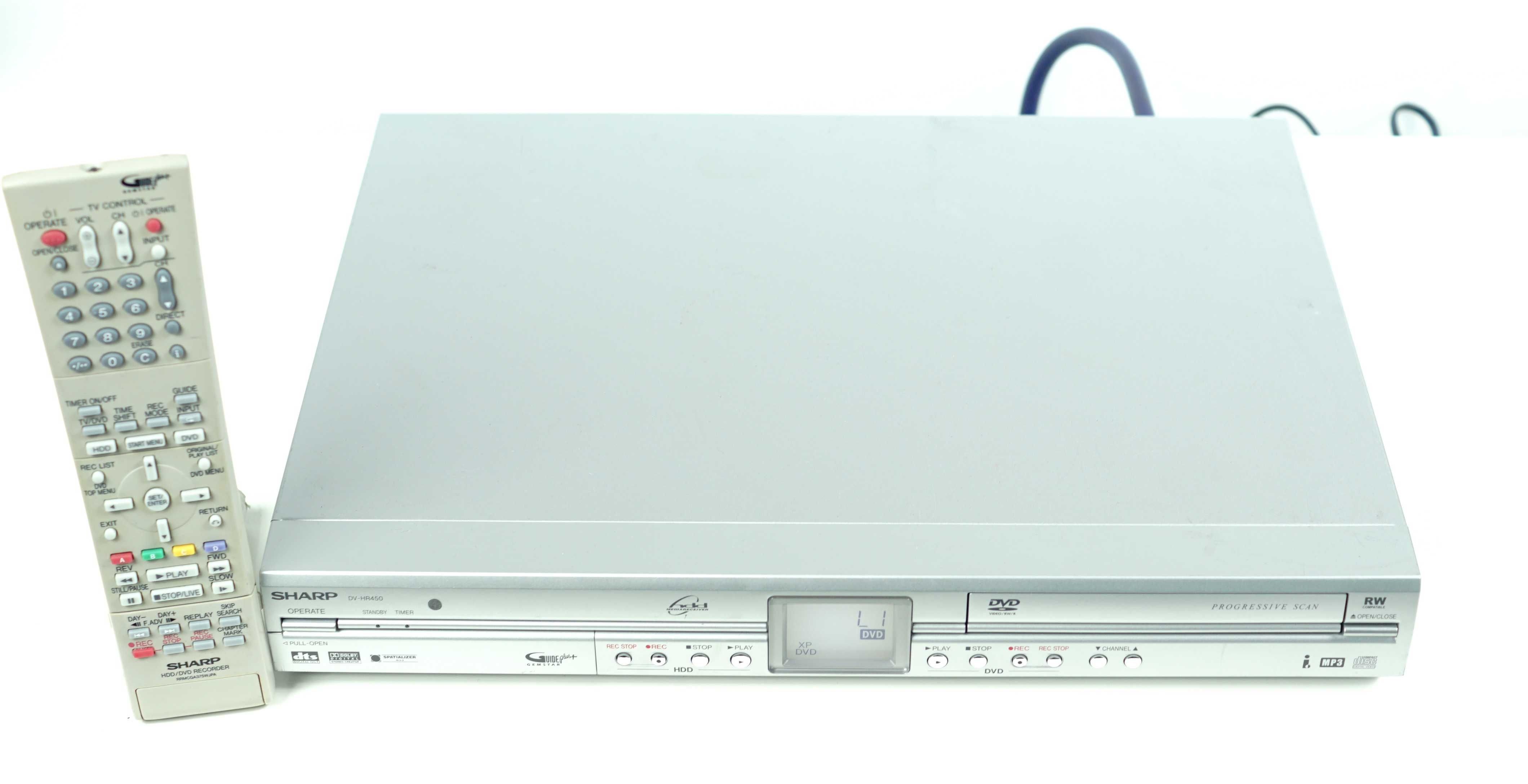 Nagrywarka DVD SHARP DV-HR450 160GB HDD * Recorder płyt SUPER