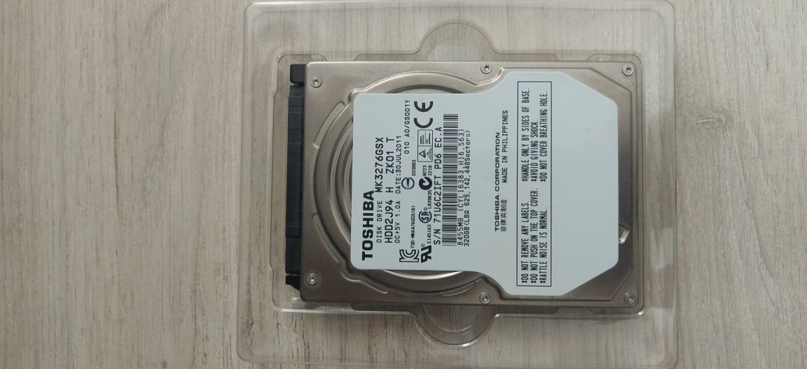 Продам вінчестер HDD Toshiba 320 GB 2.5