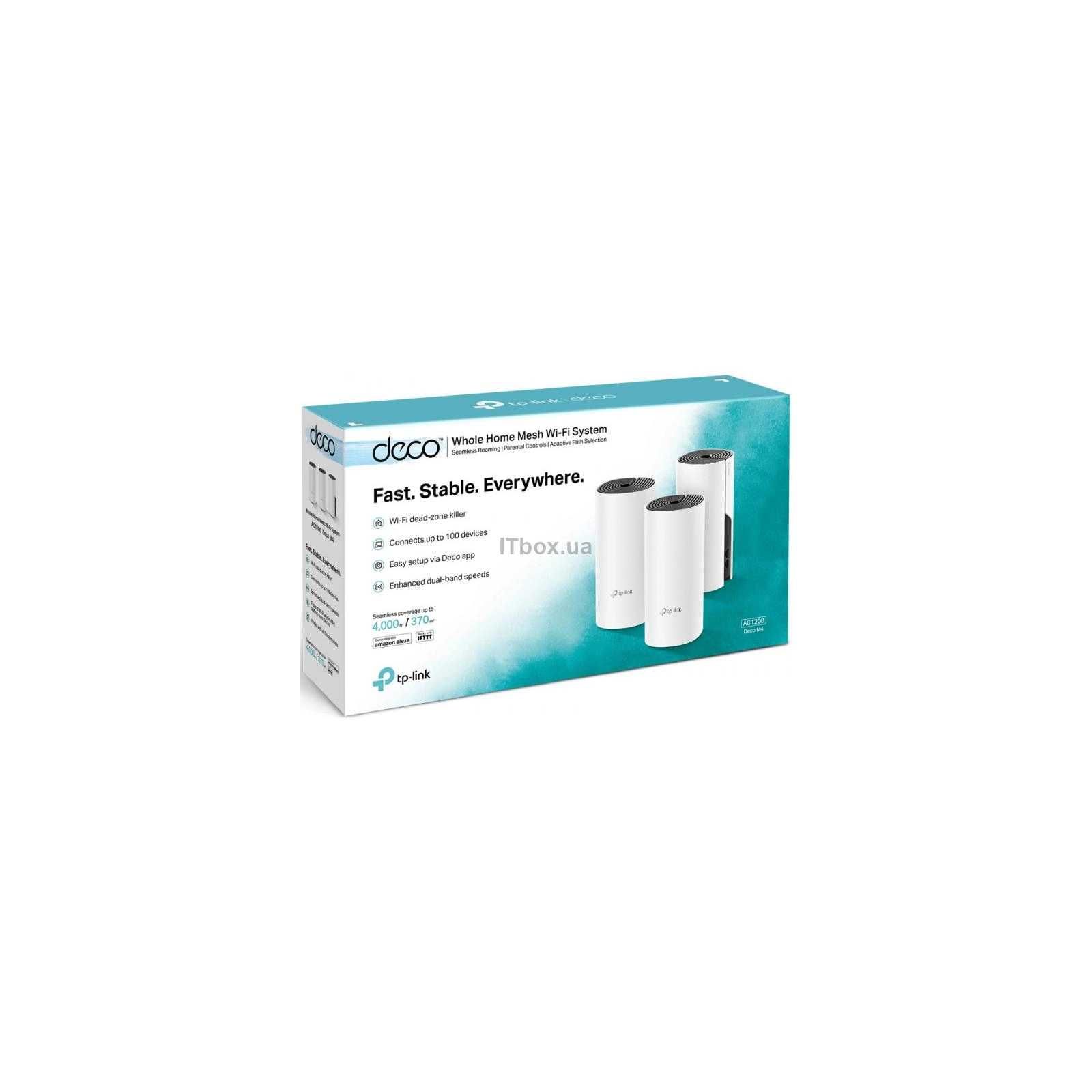 Точка доступа Wi-Fi TP-Link DECO E4 3 pcs AC1200