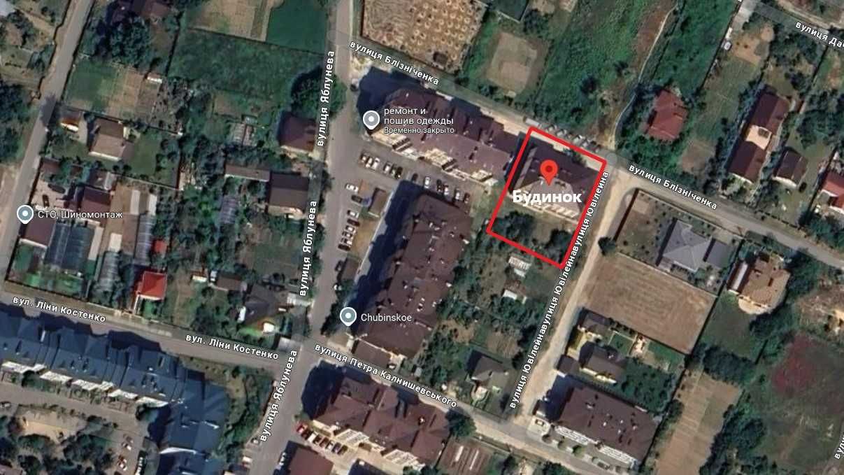 Без% 2-кім Чубинське вул. Ювілейна,5 Бориспільський р-н. меб+тех