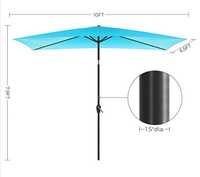 Parasol ogrodowy duży 200x300 Nowy