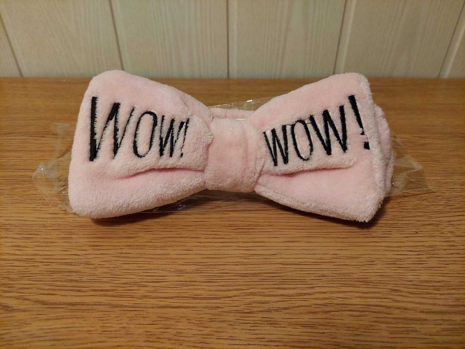 Miękka bawełniana opaska WOW.