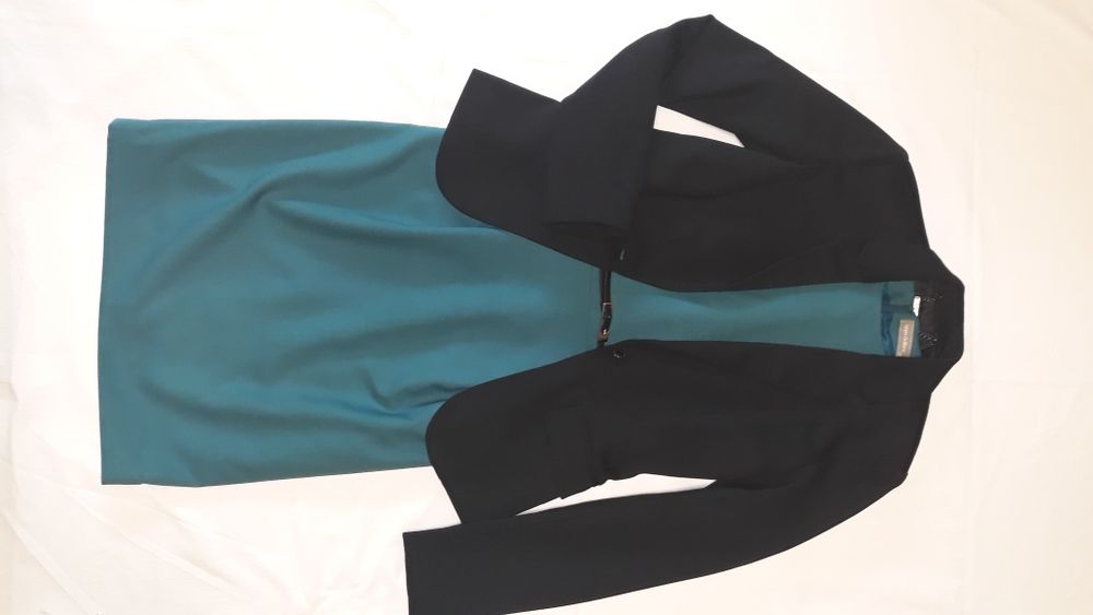 Офісний комплект: сукня Linen Gallery + піджак Top Secret р.34, р. XS