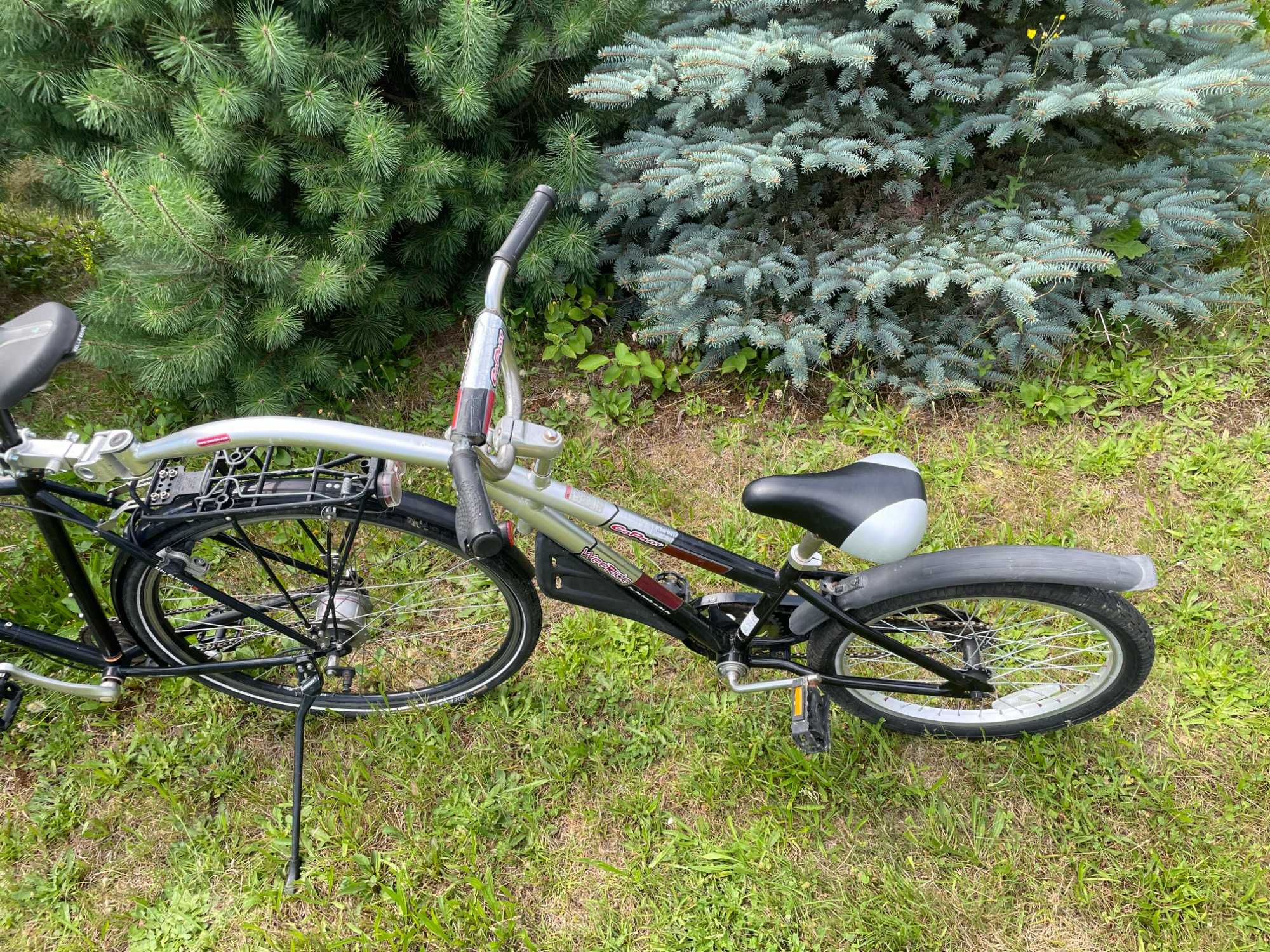 WeeRide Copilot, przyczepka, rowerek dziecięcy, przedłużka, nauka