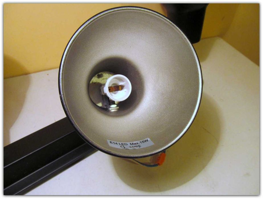 STYL LOFTOWY Inspire Listwa reflektorowa MEZZO czarna E14