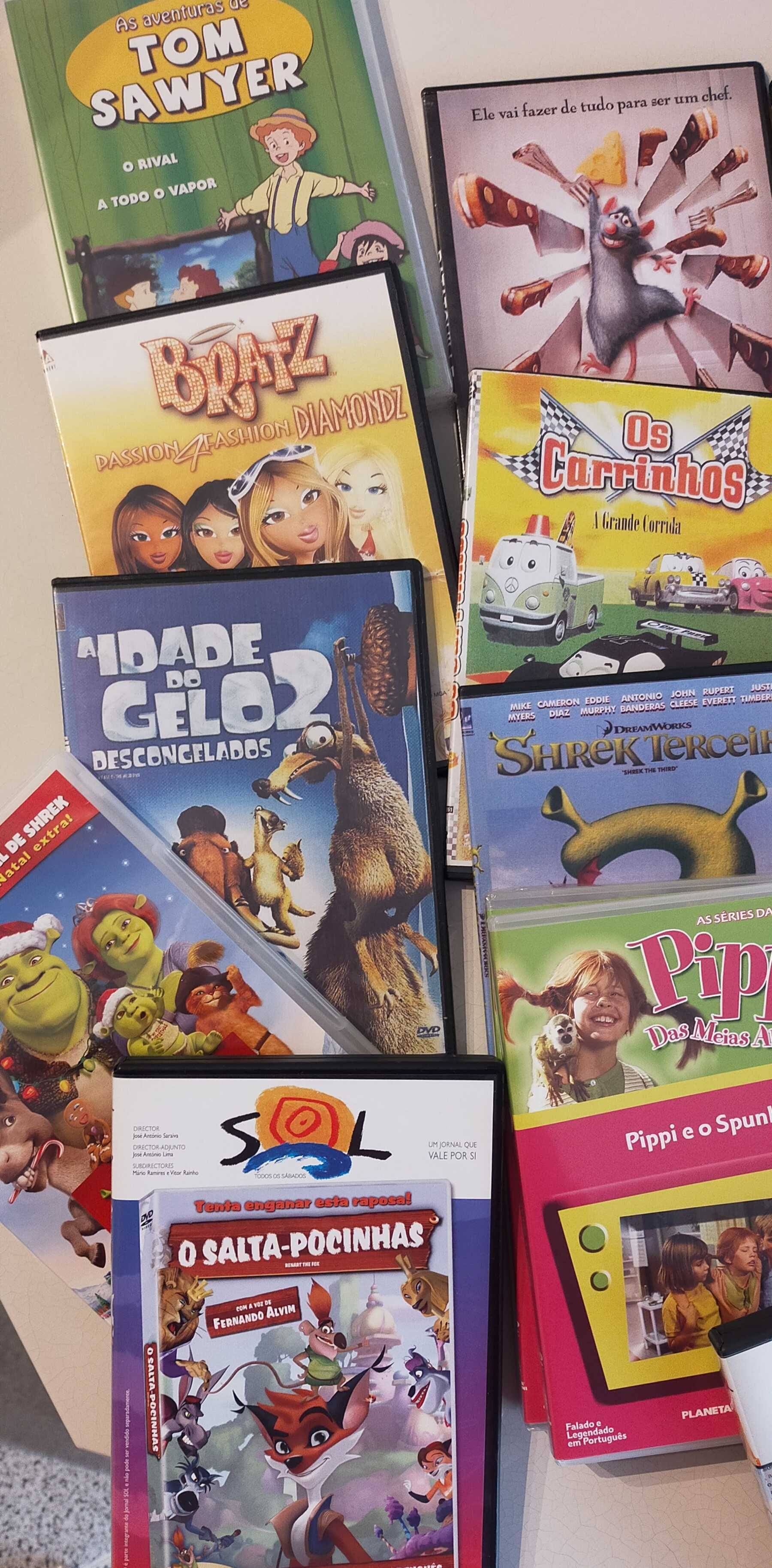DVDs de filmes diversos - Disney, Sol,…