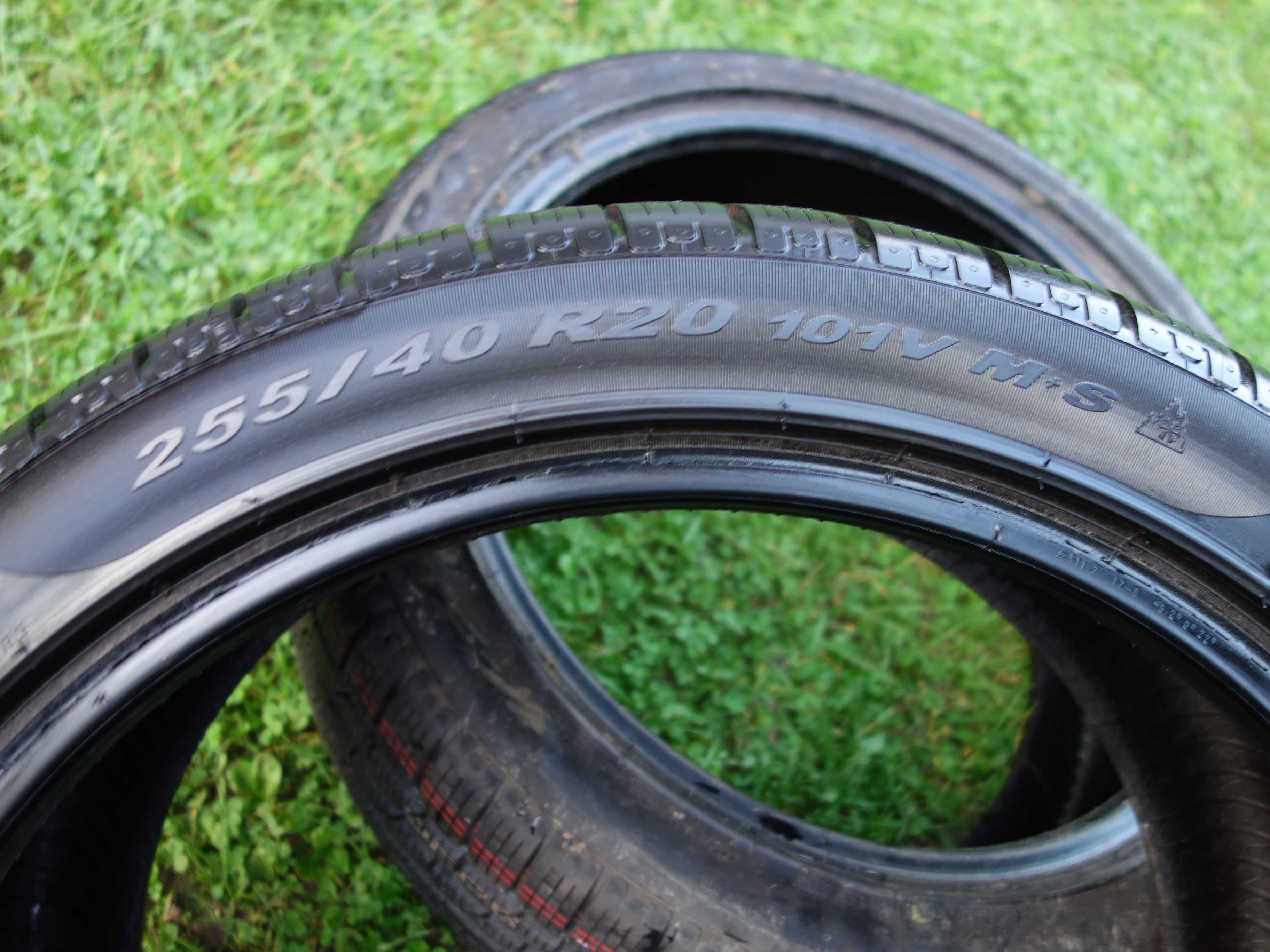 Opony Zimowe 255/40/20 Pirelli 4 Sztuki Nowe