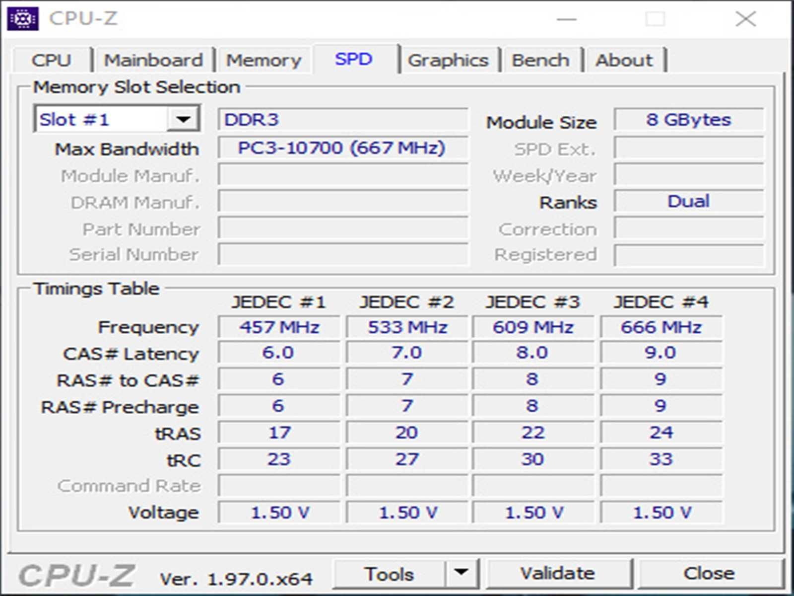 DDR3 8GB CnMeMory 10600