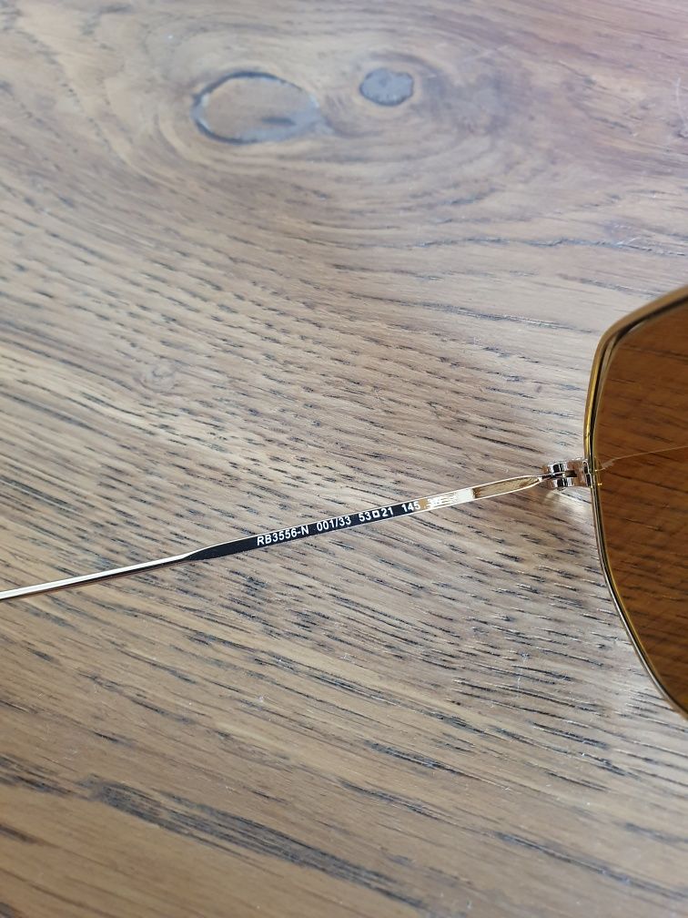 Ray-Ban RB3556N Octagonal Okulary przeciwsłoneczne Oryginał