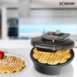 Mini Gofrownica Bomann Powłoka Nieprzywierająca Średnica 18cm 1200W