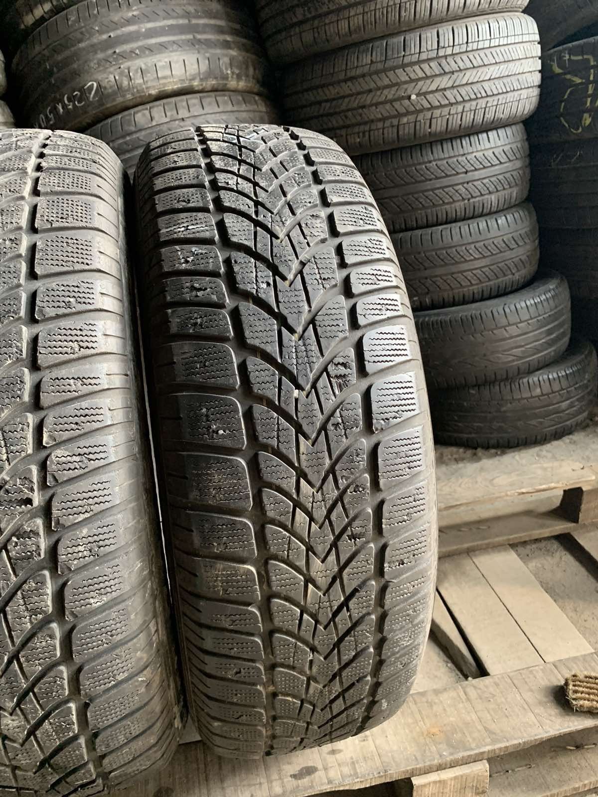 225.65.17 Dunlop 2шт зима БУ склад шины резина из 65 R17