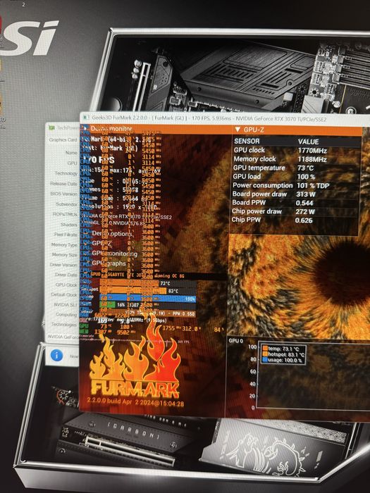 Видеокарта Gigabyte RTX 3070 Ti Gaming OC