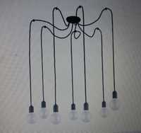 Lampa wisząca pająk Qualle 7 punktów świetlnych