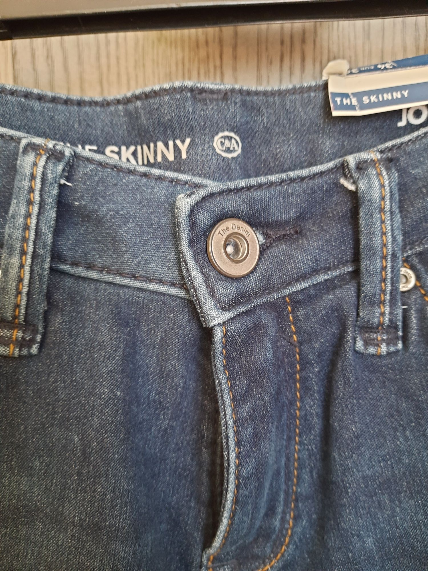 Dżinsy skinny 34 c&a nowe