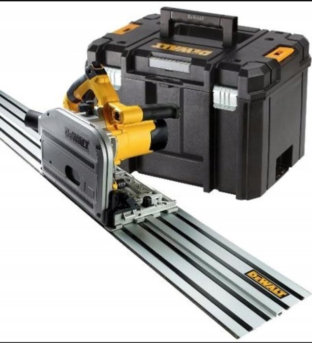 Zagłębiarka DeWalt DWS520KTR + szyna prowadząca DWS5022