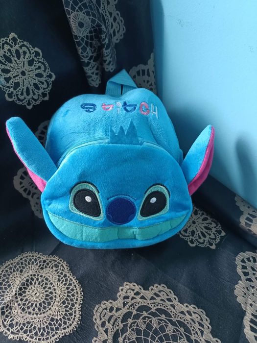 Pluszowy plecak.Wzór Stitch z bajki Lilo i Stitch