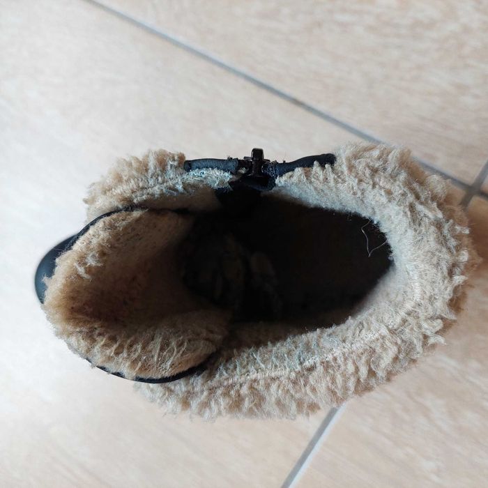 Черевики жіночі, чорні, нубукові, зимові