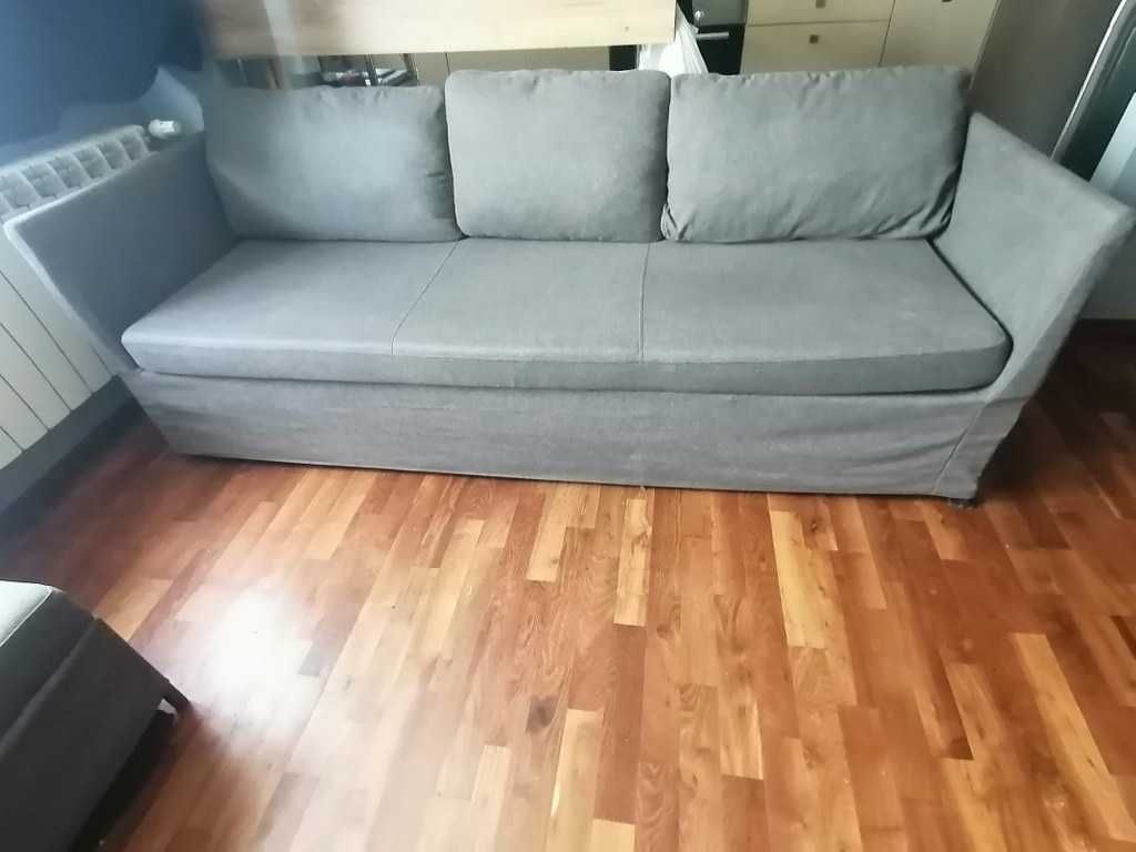 Sofa narożnik łóżko Ikkeea BRATHULTttt szara tylko do dnia 05 03 23r