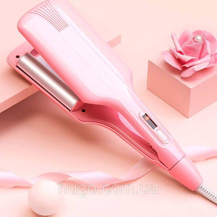 Плойка три хвилі 45Вт, 170-220С, від мережі, GM-2831 / Потрійна плойка