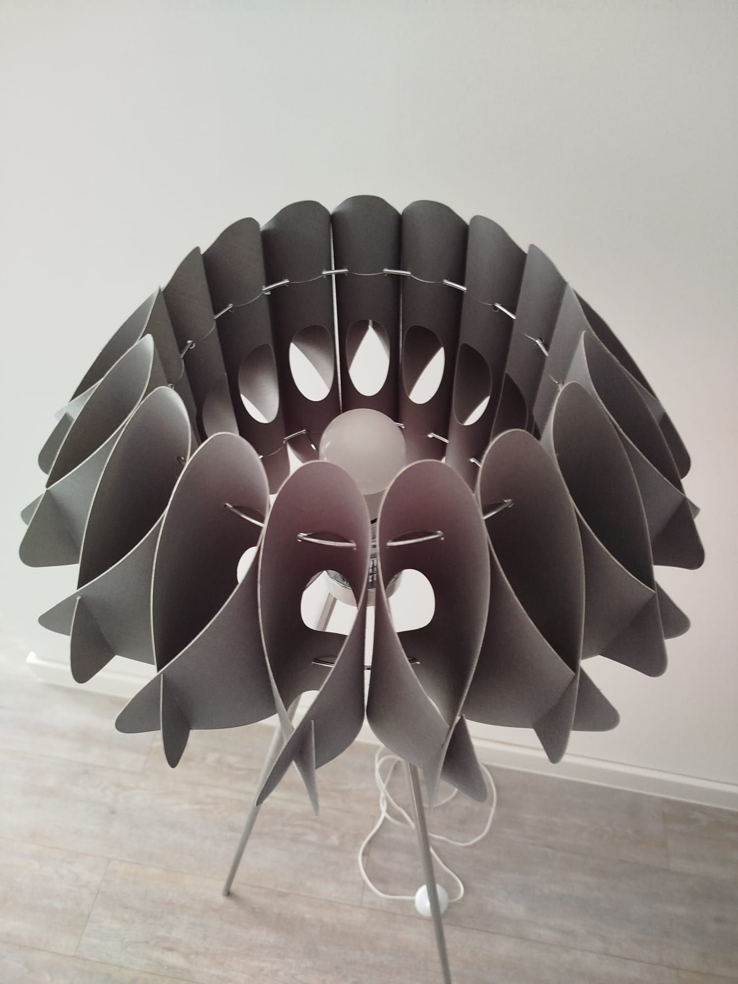 Lampa Azzardo Ruben floor szara