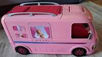 Kamper Barbie XXL + akcesoria + 2 lalki